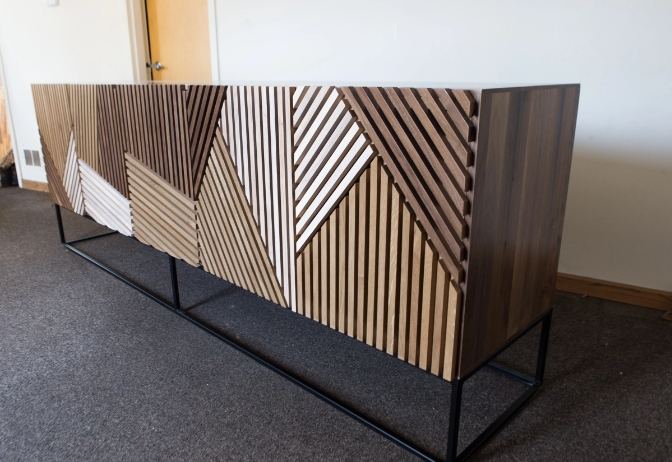 Custom credenza