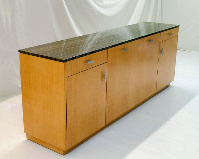 Marble top credenza