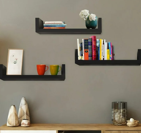Wall-mounted Shelves for Space Efficiency