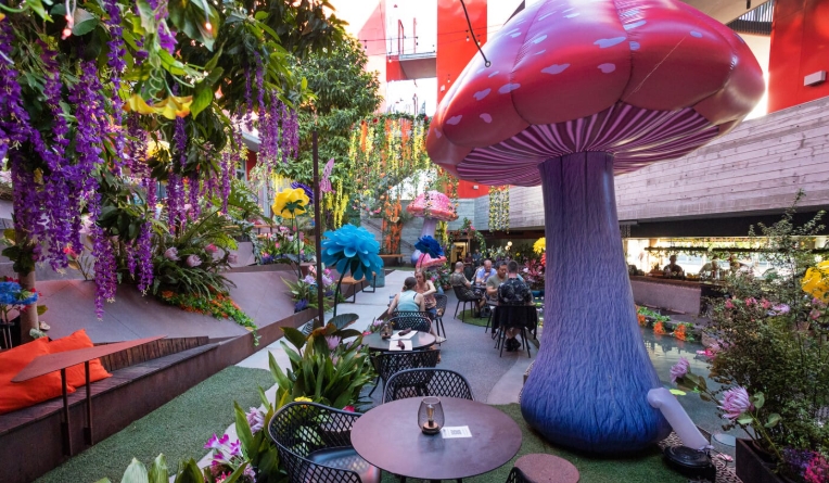 garden theme restaurants