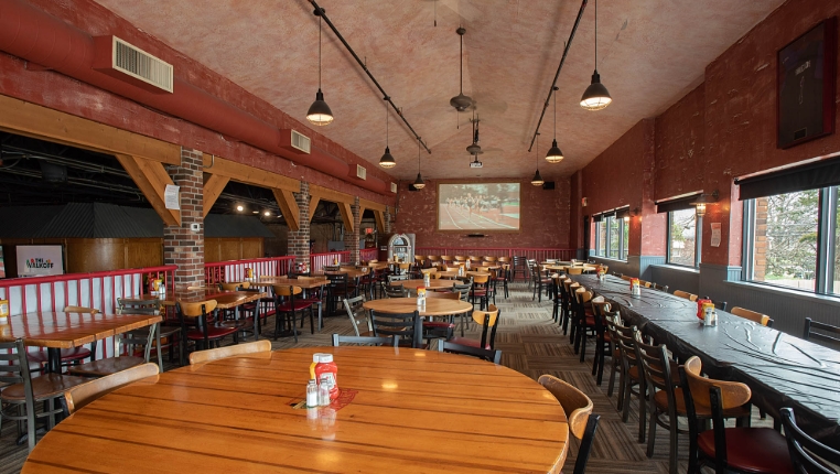 garage themed restaurant