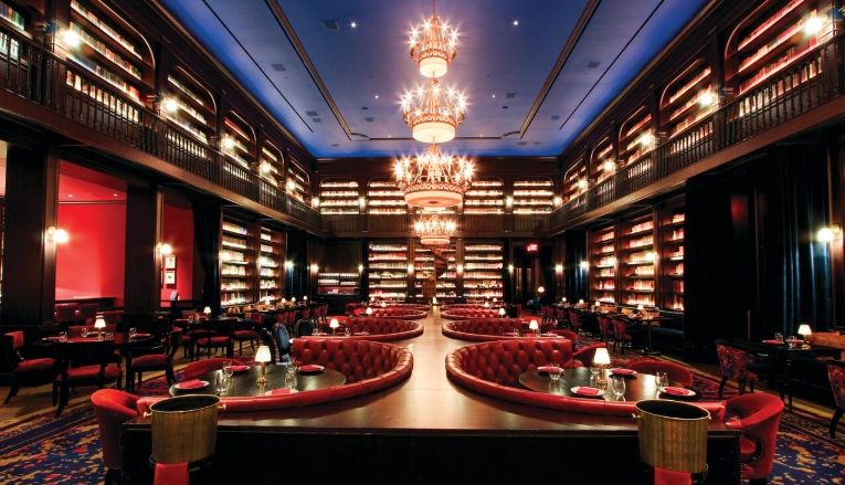 library themed restaurant