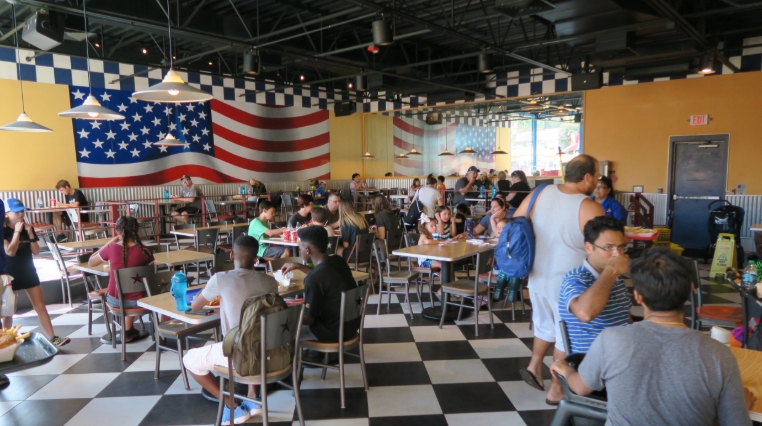 food near six flags