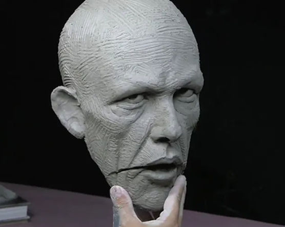 Human Face Sculpture