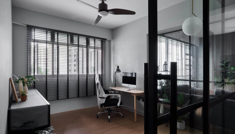 Minimalist Home Office and Study Combo