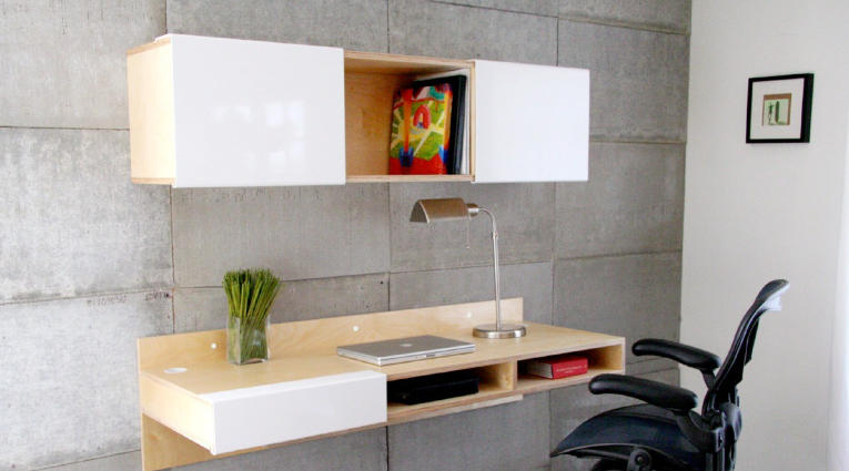 Minimalist Wall-Mounted Desks
