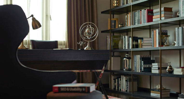 Candle and Ambient Lighting for Minimalist Study Spaces