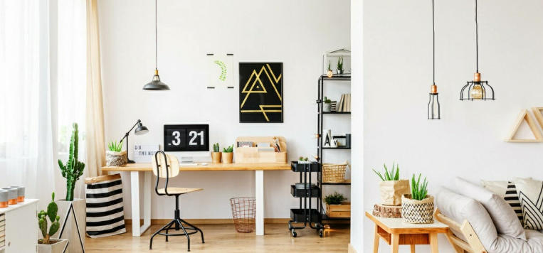 Black-and-White Art for Minimalist Study Spaces