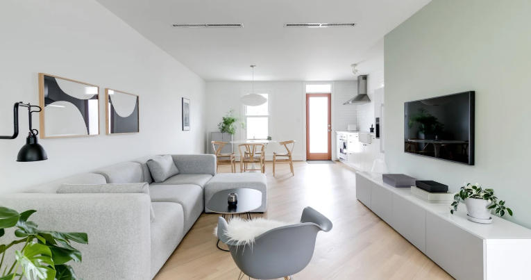 Minimalist Study Room with Seasonal Plants