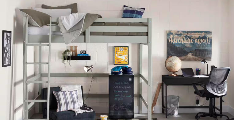 Minimalist Study Room for Renters
