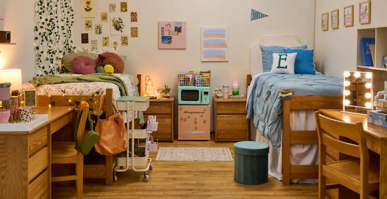 Minimalist Study Room Decor from Dollar Stores