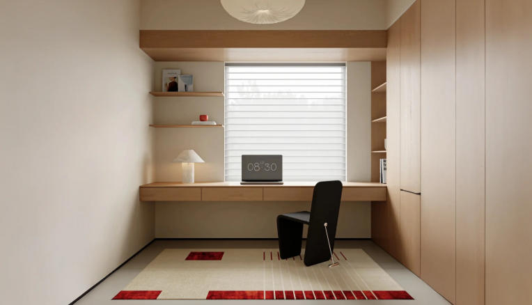 Pendant Lights in Minimalist Study Rooms