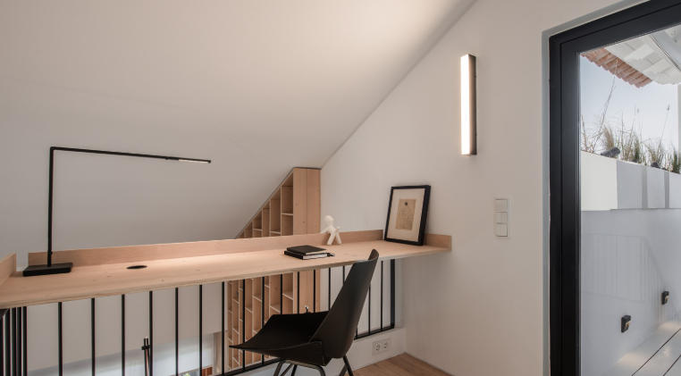 Minimalist Study Room with Affordable Lighting