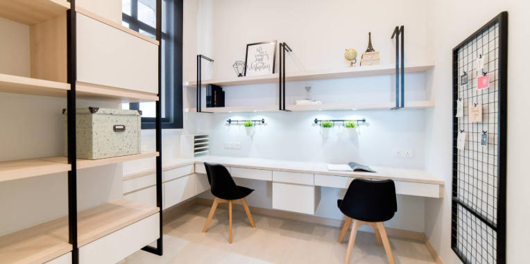Minimalist Study Room for Students