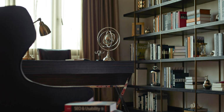 Minimalist Study Room for Book Lovers