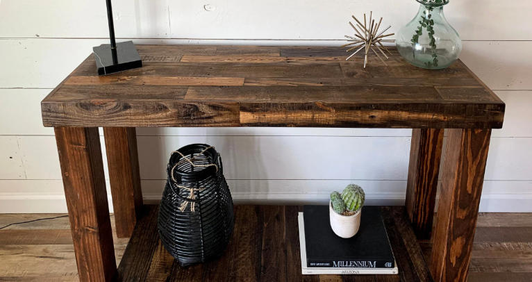 Beautiful Wood Rustic Console Table Inspirations