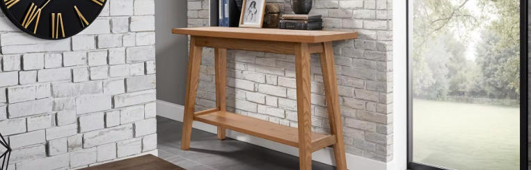 Rustic Oak Console Table Design Inspirations