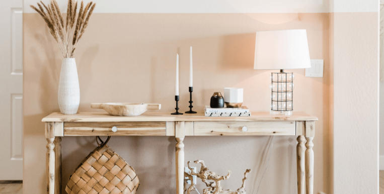 Console Rustic Table Ideas for Natural Interiors