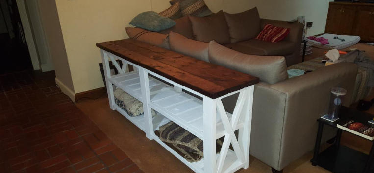 Styling a Rustic Wood Console Table for Your Home