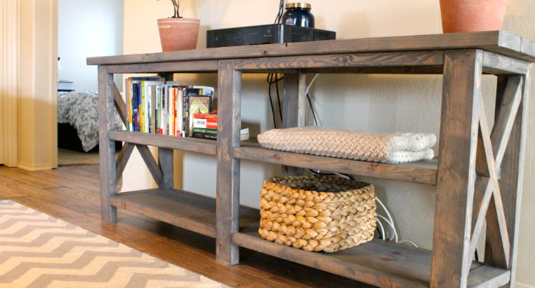 Weathered Wood Console Table Inspirations