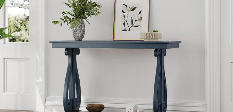 Rustic Console Tables for Entryway Decoration