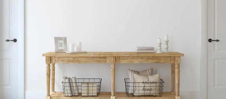 Rustic Entry Way Tables That Make a Statement