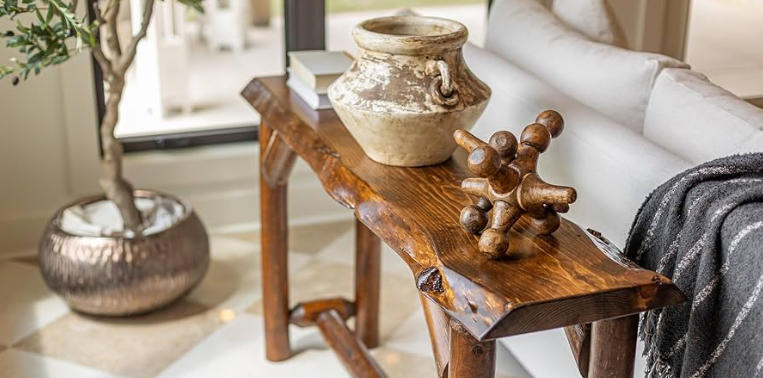 Rustic Oak Entry Tables for Natural Appeal