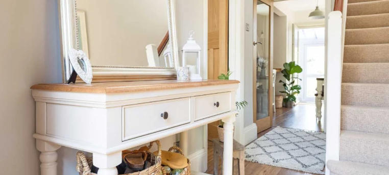 Distressed Oak Console Tables for Classic Homes