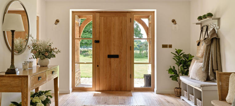 Rustic Hallway Console Tables for Welcoming Entrances