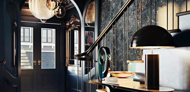 Warm Entryway Ideas with Cozy Mood Lighting