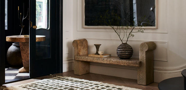 Cozy Entryway Decor with Monochrome Neutrals
