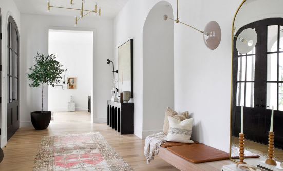 How to Add Cushions for a Cozy Entryway Feel