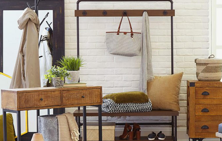 How to Create a Cozy Entryway Using Wooden Storage Units