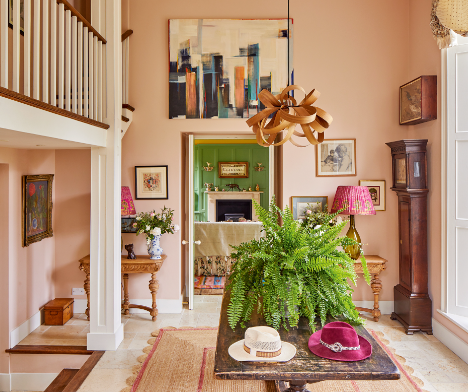 How to Decorate a Cozy Entryway with Muted Warm Shades