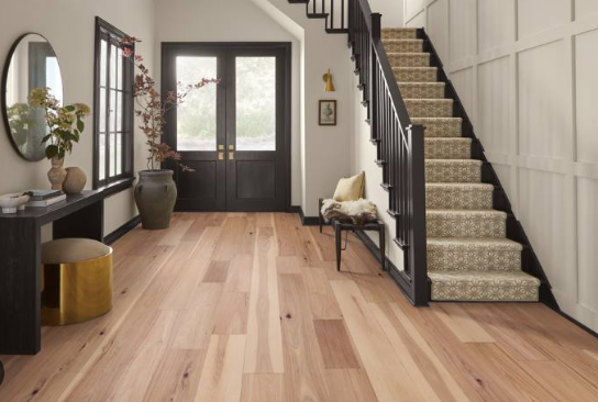 How to Use Warm Wood Flooring to Create a Cozy Entryway