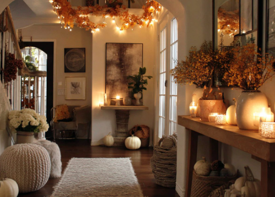 How to Make Your Entryway Feel Cozy with Warm Lights