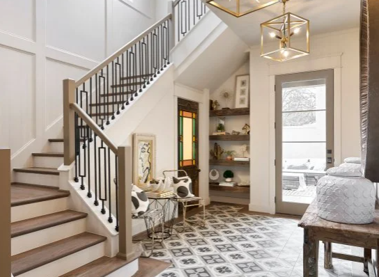 Warm Entryway Ideas with Handmade Textiles