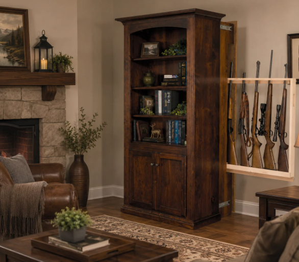 Hidden Storage Cabinets for Study Rooms