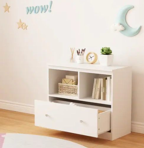 Storage Cabinets with Open Shelving for Study Rooms