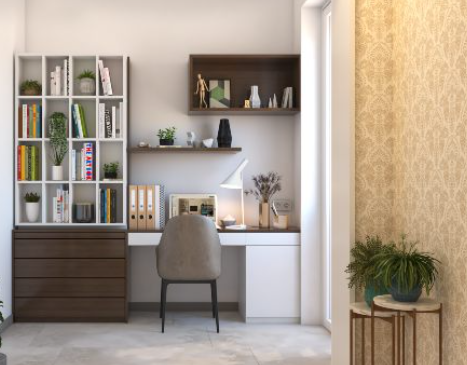 Built-In Storage Cabinets for Study Rooms