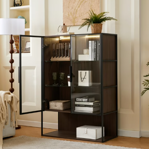 Dark Tone Storage Cabinets for Study Rooms