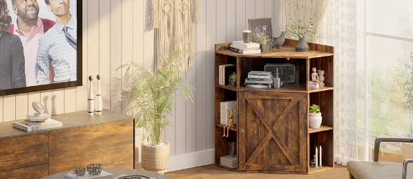 Corner Storage Cabinets for Study Rooms