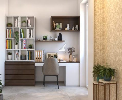 Study Room Storage Cabinets for Minimal Spaces