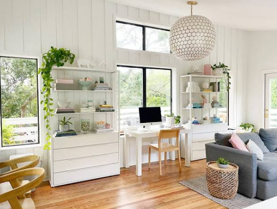 Study Room Storage Cabinets for Small Families