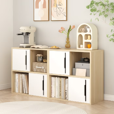 Storage Cabinets for Study Rooms with Open and Closed Mix