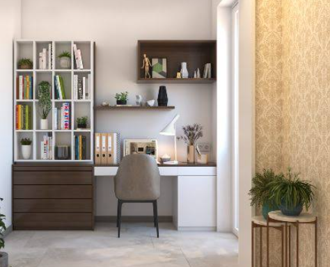 Storage Cabinets for Study Rooms with Custom Shelves